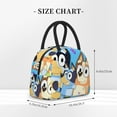 thumbnail image 2 of Kowoue Bluey Pattern Insulated Lunch Bag – Handheld Thermal Tote Picnic Bag School Lunch Box Bag Portable Food Storage Bag-One Size, 2 of 6