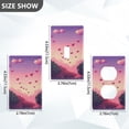thumbnail image 7 of Yayeee Toggle Light Switch Wall Plate 1-Gang 4.5"x2.7" Home Decorative Outlet Cover, Pixel Floating Hearts, 7 of 7