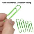 thumbnail image 2 of HLONK Vinyl Coated Paper Clips  Assorted Size  400 Piece Pack, 2 of 6