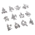thumbnail image 1 of Encantos jinwen Plata antigua 12 constelaciones, 1 of 8