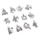 thumbnail image 3 of 12Pcs Suministros de Manualidades Salvador Encantos de Joyería Plata Antigua, 3 of 10