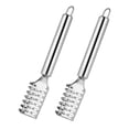 thumbnail image 1 of SHISUYAN BESTONZON 2PCS Staineless Steel Living Fish Scale Shaver Fish Scale Scraper for Fast Cleaning Fish Skin, 1 of 8