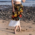 thumbnail image 6 of Musical Instrument Chiffon Beach Dresses for Women, Summer Strappy Polyester Beach Dress, 6 of 6