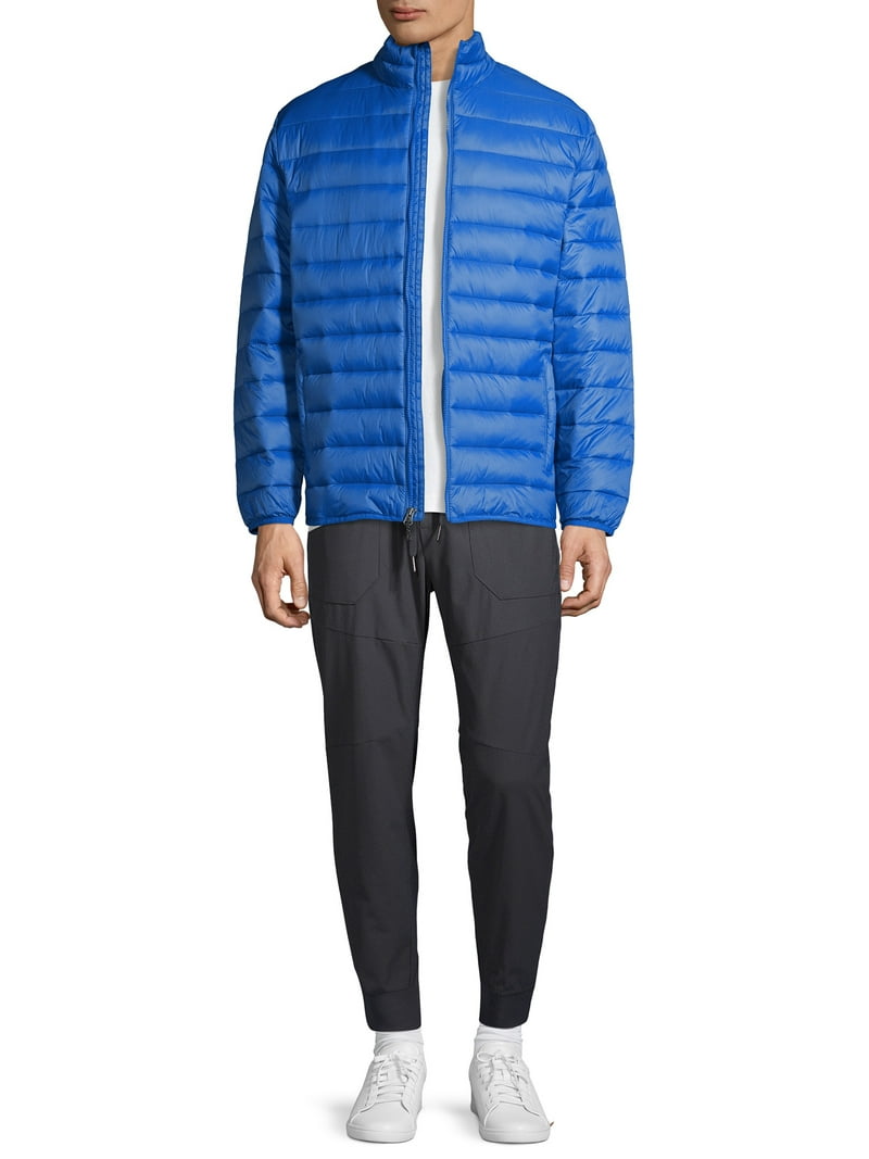 Swiss Tech Men's Quilted Polyfill Puffer Jacket, Water