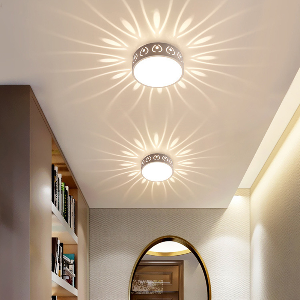 Kotyreds LED Ceiling Lamp Brightness Durable Indoor Lighting Entry Lights for Living Room