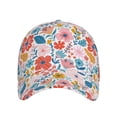 thumbnail image 2 of Balery Baseball Cap Adjustable Size for Running Workouts and Outdoor Activities All Seasons Dad Hat(Floral Ditsy), 2 of 8