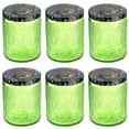 thumbnail image 2 of MasteelfCA 6pcs Embossed Glass Candle Container Kits Empty Round Candle Making Mason Jars, 2 of 8