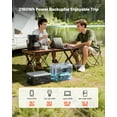 thumbnail image 3 of VEVOR Extra Battery for Portable Power Station, 2160Wh LiFePO4 Extra Expansion Battery with 3 Output Ports for Home Use, Outdoor Camping, Road Trips, RVs, Emergencies, 3 of 9