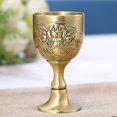 thumbnail image 5 of Cáliz de Cáliz Copa de Comunión de Oro Copa de Vino de Latón Ofrenda para la Iglesia Copa del Santo Grial Uso para decoración de Altar Robustez, 5 of 5