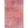 thumbnail image 1 of Unique Loom Arc-en-Ciel Géométrique Tapis de Diamants 2' 2 x 3' Rectangle Rose/rouge, 1 of 1
