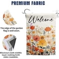 thumbnail image 3 of Summer Flowers Garden Flag Dragonfly House Flag Spring Welcome Garden Flags 12 x 18 Double Sided Floral Flags for Patio Lawn Home Outdoor Decor, 3 of 7