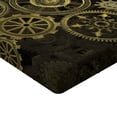 thumbnail image 2 of Ambesonne Steampunk Fitted Sheet, Dark Shade Wheels, Queen Size, Dark Brown Sand Brown, 2 of 3