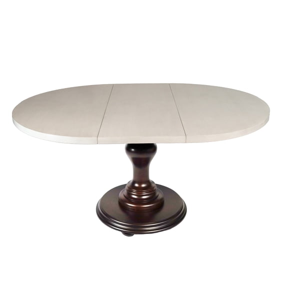 bingltd- 48" x 48" to 66" Extension 30" Tall Bradford Acorn Dining Table (TT4866-EXT-CHALK-Bradford-Acorn)