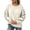 Beige, variant on Yigetop Women's Crewneck Chunky Knit Sweater, Long Sleeve Loose‑Fit Casual Soft Pullover Work Daily Tops Beige L