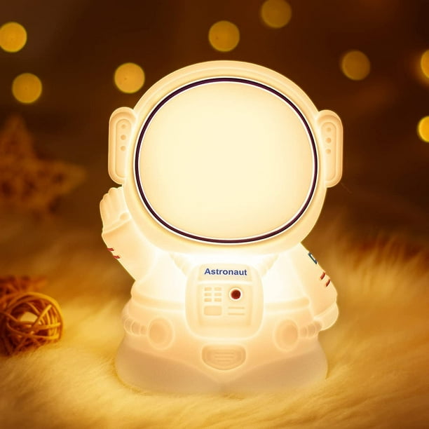 Veilleuse LED USB chat astronaute pour chambre bébé