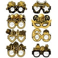 thumbnail image 6 of 16Pcs Birthday Paper Glasses Decorations for Men Women - Black Gold 80th Happy Birthday Paper Eyeglasses Photo Props, Vintage 1945 Ninety Years Old Birthday Party Supplies, 6 of 9