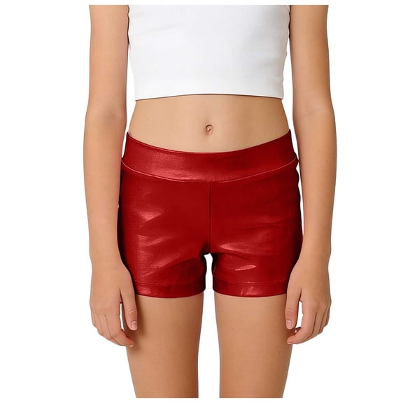 Zshosam Shorts for Toddler Girls Kids Toddler Boys Girls Shorts Elastic Waist Elastic Waist Shorts Pants Bottoms Size 5T 6T,(Red 5-6 Years)