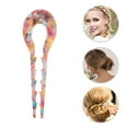 thumbnail image 3 of Unique Bargains 1 Pc Chignon Pin U-shaped Toothed Hair Hairpin for Women Colorful, 3 of 5