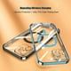 thumbnail image 2 of Funda De Silicona Transparente Para IPhone 13 12 11 Pro Max 12Mini 13Mini Cargador Inalámbrico Magsafe Galvanoplastia Magnética Cubierta Protectora, 2 of 4