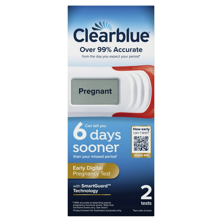 Clearblue Early Digital Pregnancy Test, 2 Tests