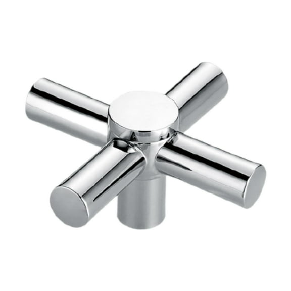 Faucet Handle Faucet Knob High Performance Premium Easy to Install Zinc Alloy Cross Handle for Kitchen Washroom Sink Shower