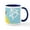 White/Navy Inside, variant on CafePress - Punk Rock Easter Chick Mugs - 11 oz Ceramic Mug - Novelty Coffee Tea Cup