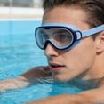 thumbnail image 4 of Gafas de natación para adultos y mascarilla de montura grande sin fugas con protección anti-niebla UV y correa ajustable para hombres, mujeres, piscina juvenil y natación en aguas abiertas, 4 of 5