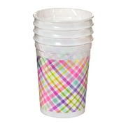 Way To Celebrate Easter Plaid Tumblers, 4 Count