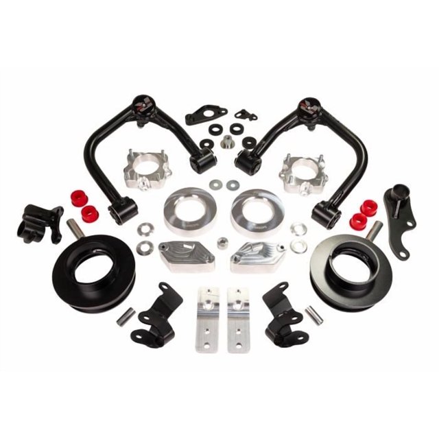 Fits 2024-2024 Toyota Tacoma ReadyLIFT Lift Kit Suspension 69-54300 SST Series; 3 Inch Front Lift; 2 Inch Rear Lift; Black Components