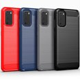 thumbnail image 3 of PANDACO Red Brushed Metal Case for Samsung Galaxy S20, 3 of 3