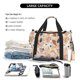 thumbnail image 5 of Easygdp Tropical Beach Sea Shell Bolsa de Gimnasio, Bolsa de Viaje Duffel, Bolsa de Fin de Semana con Compartimentos, Bolsa de Mano para Noche, 5 of 7