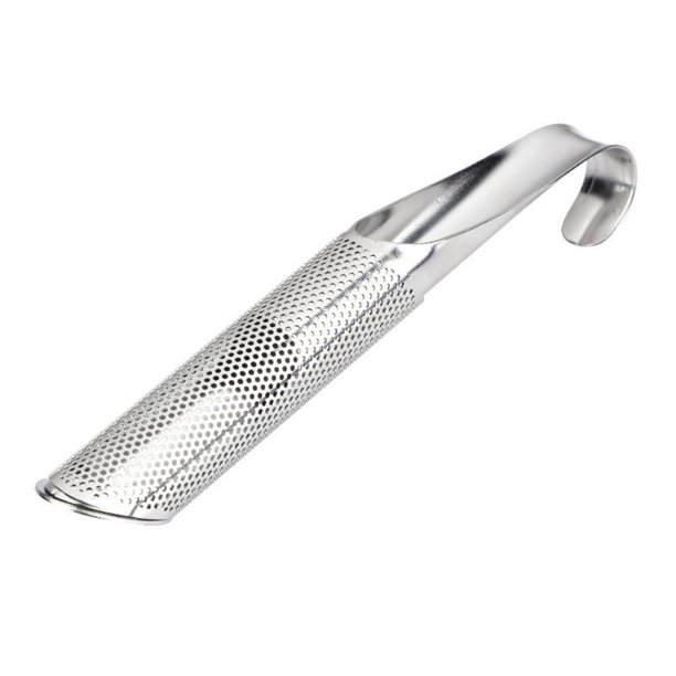 Infusor de té de acero inoxidable, colador de té de Metal con diseño de tubería creativa para taza, filtro elegante para Puer, herramientas para té y hierbas, accesorios ZefeiWu 8390615097482