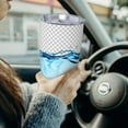 thumbnail image 6 of KLL Crystal Clear Water Splash Print 40oz Stainless Steel Insulated Car Cup with Spillproof Lid - Keep Your Drink Hot or Cold on the Go-Without Straw, 6 of 8