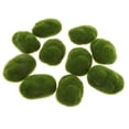 thumbnail image 1 of 10 piezas de hierba micro paisaje pnta bloque de simución piedra flocado artesanía artesanía decoración de perfecl  Piedra de musgo de simulación, 1 of 8