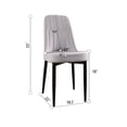 thumbnail image 5 of Expandable Dining Table Set with Black Metal Legs / Comfortable Seating, Space-Saving for Small Kitchens, 5 of 7