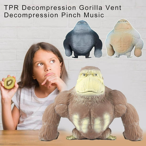 Creative Big Orangutan Squeeze Vent Squeezing Stress Relief Jouets  Élastique Jouet Animaux Haute Fidget Gorille Anti-stress Cadeau Enfant S3c0  