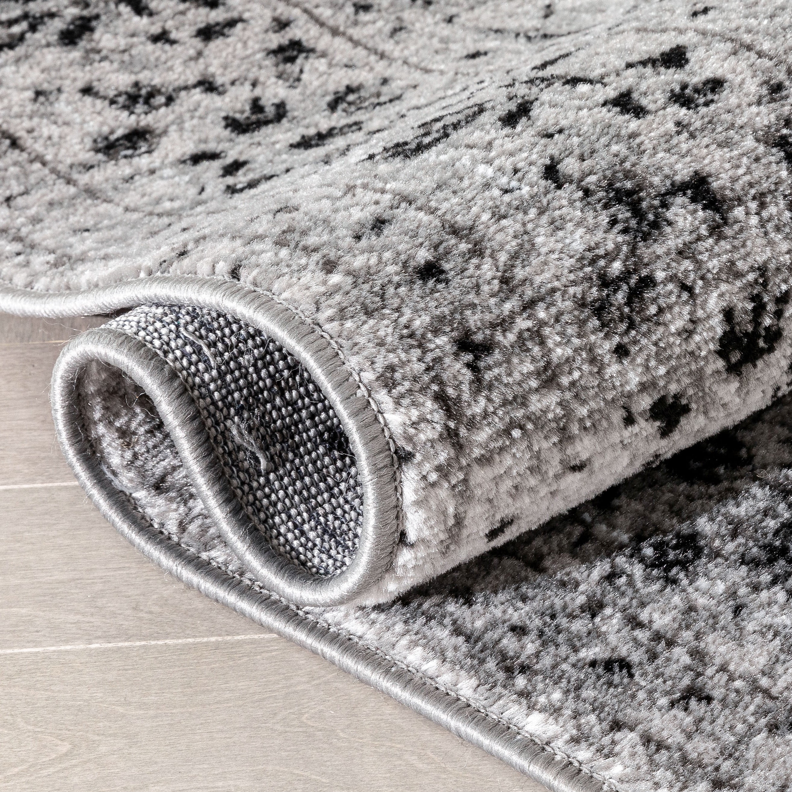 Well Woven Zazzle Argos Vintage Oriental Grey 7'10" x 9'10" Area Rug
