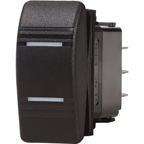 Blue Sea Systems Water Resistant Black & Gray Contoura III Switches