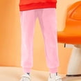 thumbnail image 2 of Dezsed Boys and Girls Cotton Active Fleece Jogger Sweatpants Children's Pull on Fleece Pants Toddlers' Fleece Joggers, Sweatpants for 14-15 Years Pink, 2 of 6