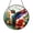 Acrylic 3.5 Inch, variant on Hummingbird Floral Ceramic Suncatcher – Stained Glass Style Window Decor