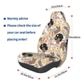 thumbnail image 3 of Fotbe Groovy Disco Funda para Asiento de Auto con Estampado – Impermeable y Antisudor – Ajuste Universal, Lavable a Máquina, Antideslizante (1 Pieza), 3 of 5