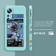 thumbnail image 3 of Case For Xiaomi 13 12 12S 11 11T 10 10S 9 8 Pro Ultra Lite Colour Simple Liquid Silicone Case Stylish Luxurious Space Astronauts, 3 of 5