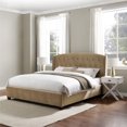 thumbnail image 1 of Harper King Upholstered Bed, Light Taupe, 1 of 6