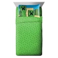 thumbnail image 2 of Minecraft Desert Mob Action 5 Piece Twin Size Kids Comforter Set with Sham - Gaming Bed Sets for Kids and Teens, 2 of 7