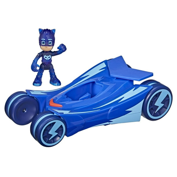 PJ Masks Glow & Go Cat-Car Preschool Toy Vehicle, Catboy Car