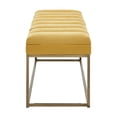 thumbnail image 4 of New Pacific Direct Darius KD Fabric Bench in Montello Yellow, 4 of 5