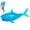 B, variant on Squish Y Shark Stress Balls, Dolphin Toys, Stretch, Dumpling Squish-Y, Vivid Water Droplet Texture, Used for Relieve Anxiety, Focus on Tasks, For All Ages