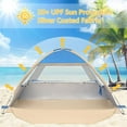 thumbnail image 5 of Gorich Beach Tent for 3/4/6/8 Person, UPF 50+ UV Protection, Portable Sun Shelter, Easy Setup Sun Shade Beach Canopy with Carry Bag, 5 of 8