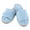 Blue, variant on Isotoner Sculpted Terry Adjustable Open Toe Slide Slippers (Women)