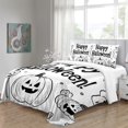 thumbnail image 4 of Cartoon Duvet Cover Set Pumpkin Ghost Printed Bedding Cover Set Children Adult Halloween Bedspreads, 4 of 4